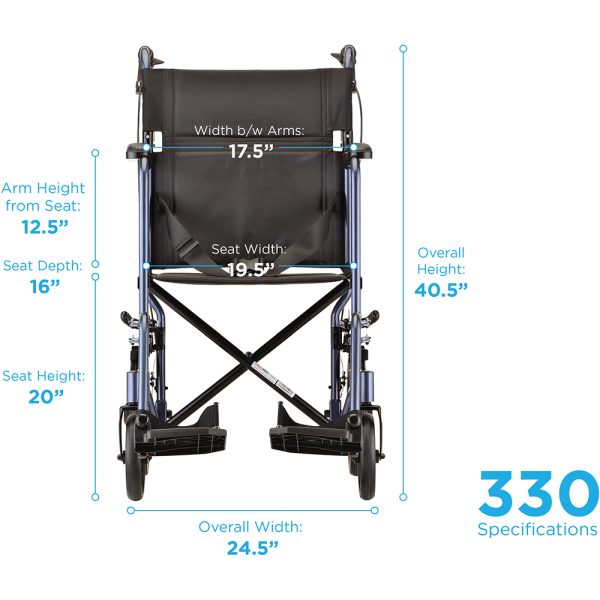 Lightweight Transport Chair - Image 2